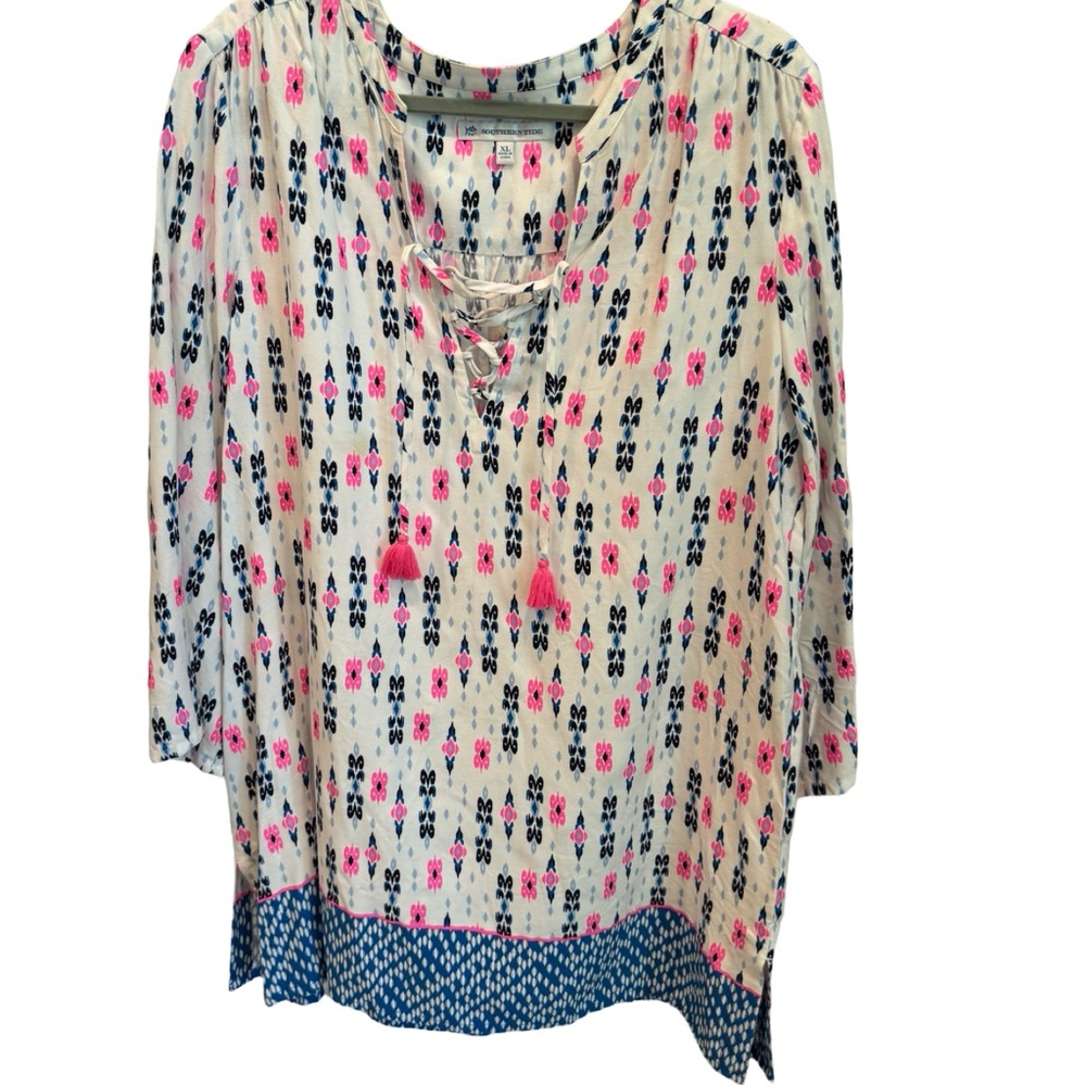 Southern Tide XL Beach or Pool coverup - 100% Rayon - excellent‎ condition!